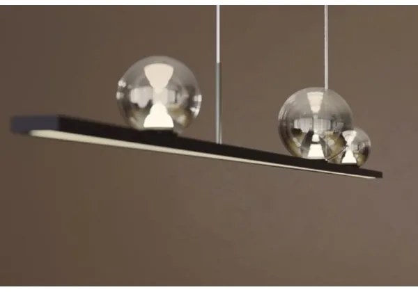 Redo 01-4302 - Lustru LED reglabil pe cablu DUNE LED/48W/230V negru/fumuriu