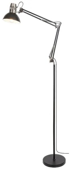 Lampadar ARISTEO 1xE27/40W/230V negru/crom lucios Rabalux 2196