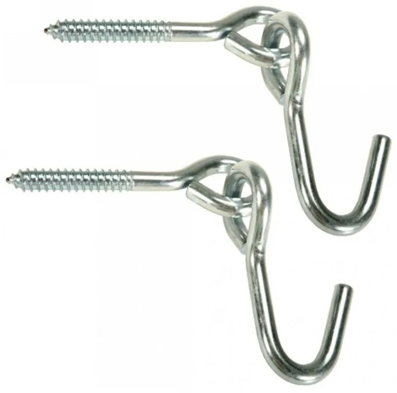 Cârlige Tree Screw pentru atașarea unui hamac, 2 buc., oțel