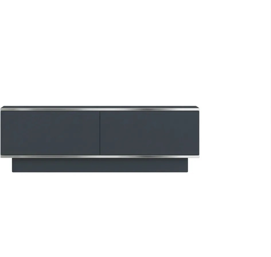Dulap TV ALVIN 135 cm, antracit/argintiu