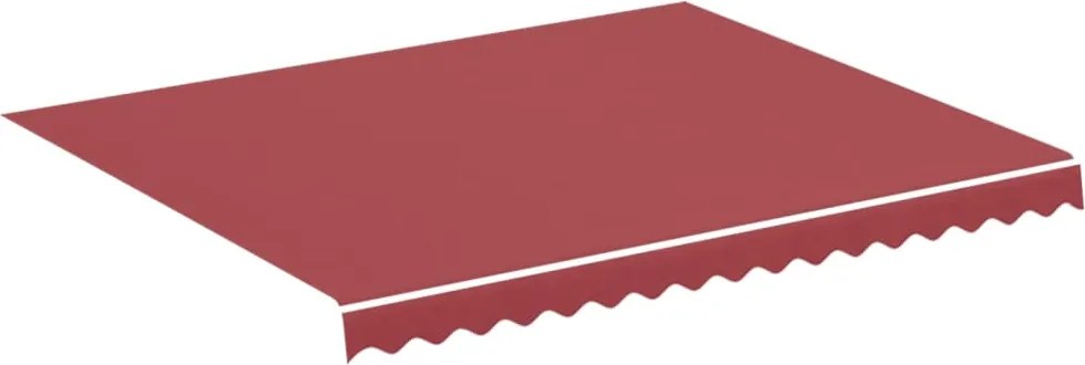 vidaXL Pânză de rezervă pentru copertină, roșu vișiniu, 3x2,5 m