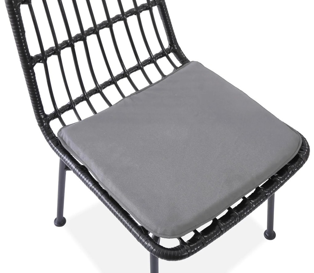 Scaun din ratan negru, LAPRO 401