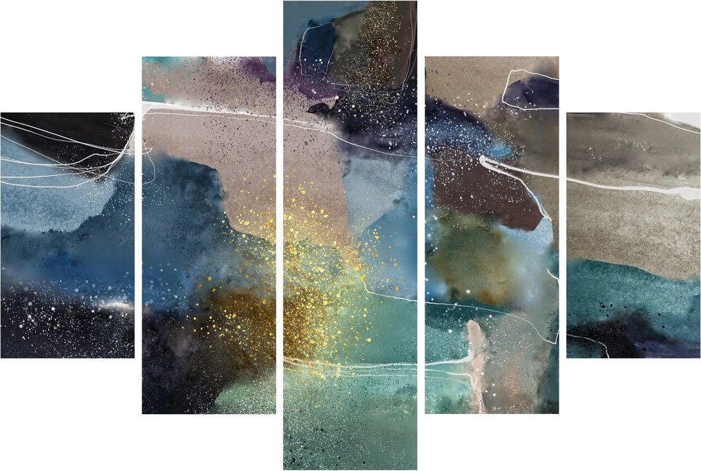 Tablou - Abstract acuarelă (150x105 cm)
