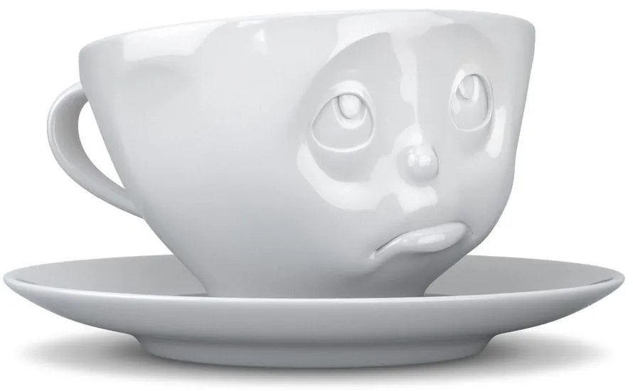 Ceașcă din porțelan pentru cafea 58products Oh please, 200 ml, alb