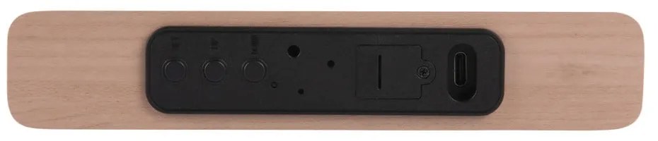 Ceas deșteptător digital cu încărcător wireless Retro Flat LED – Karlsson