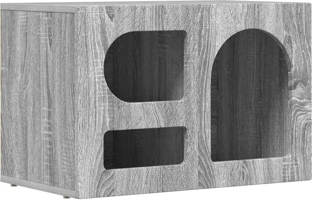 vidaXL Cabinet TV Gri Sonoma 60 x 35 x 40 cm Lemn compozit