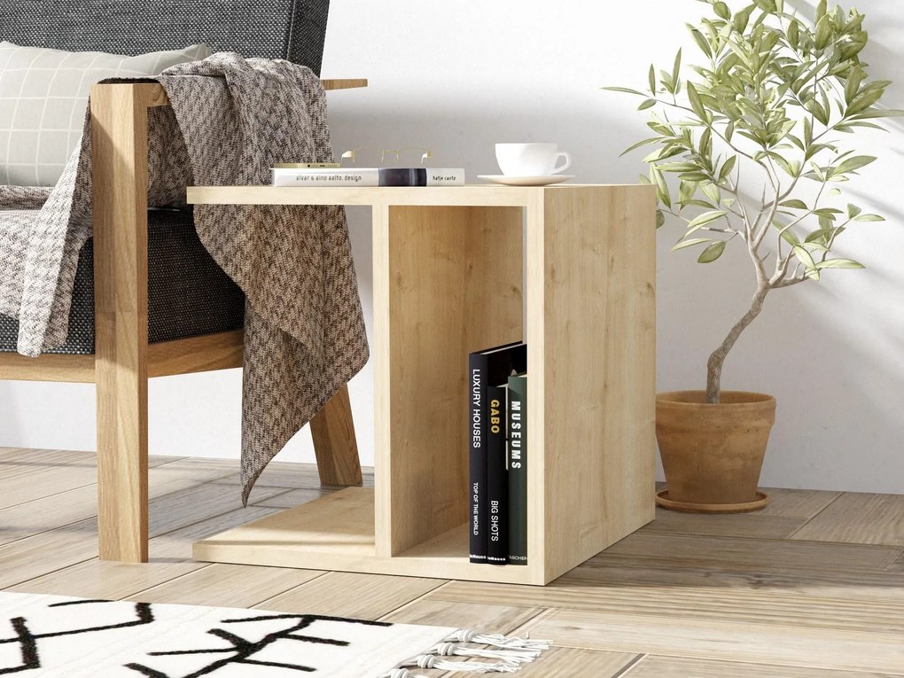 Măsuță laterală Puvonu (stejar). Promo -26%. 1094717