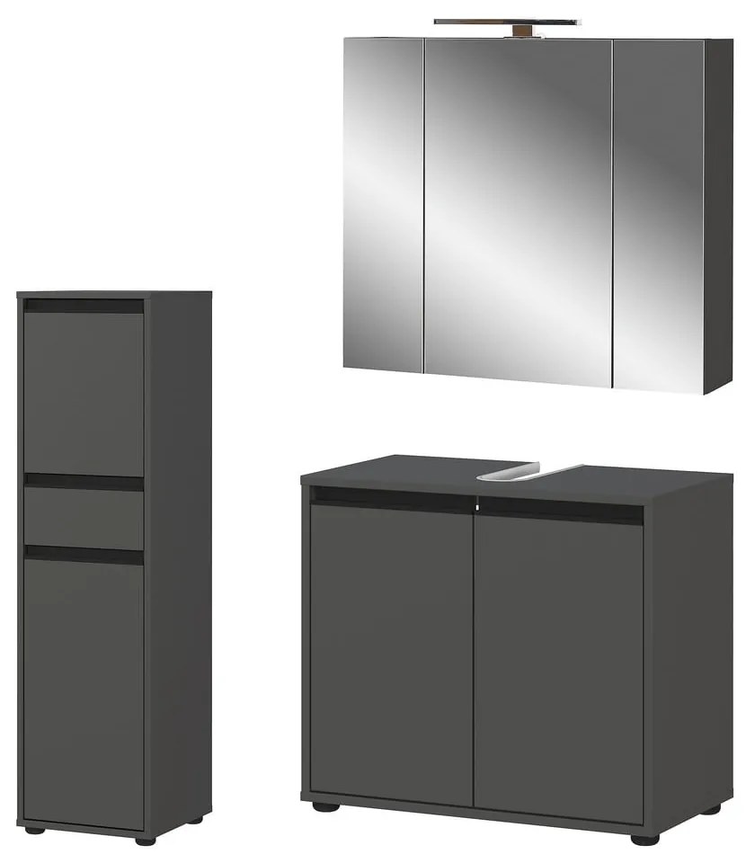 Set mobilă de baie gri antracit Lemont – Germania