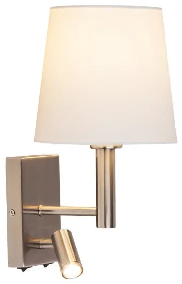 Rabalux 6539 - Aplica LED HARVEY E27/40W + LED 3W, iluminare perete