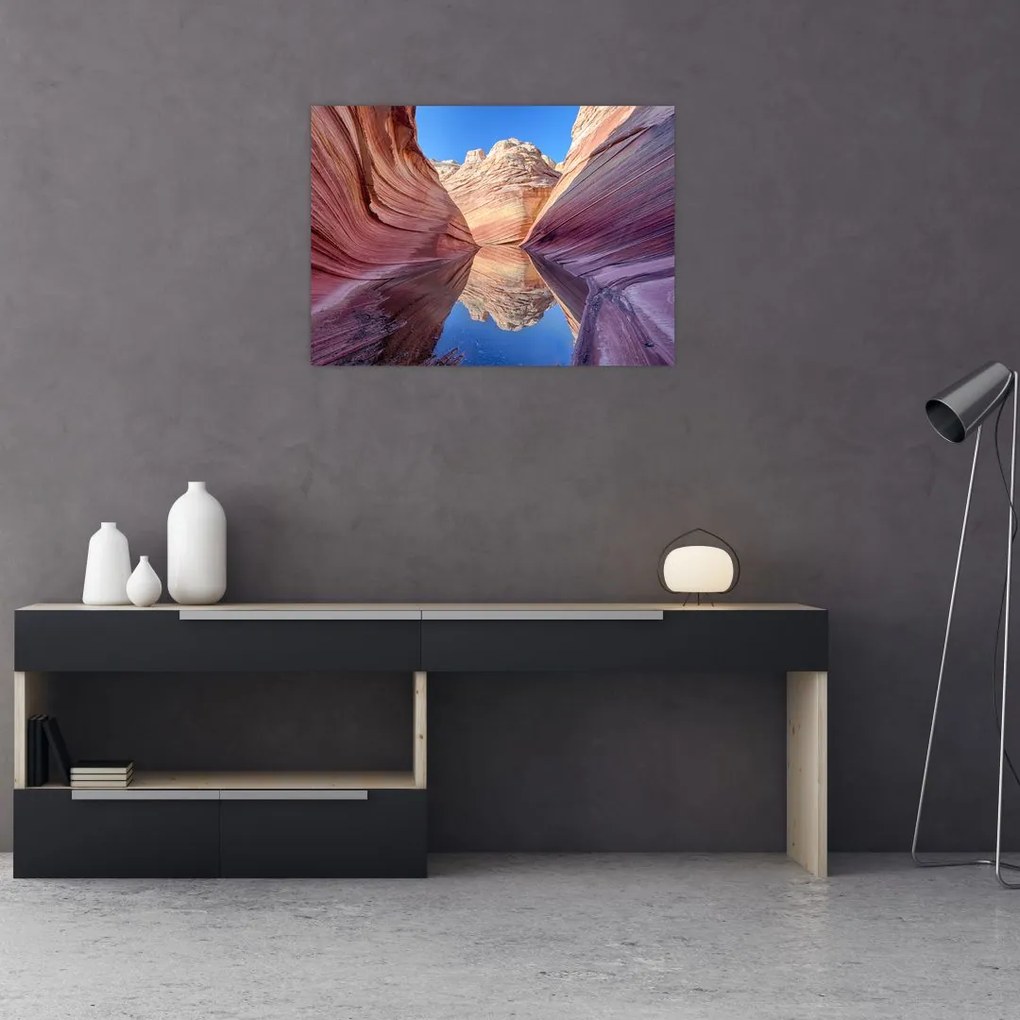 Tablou - valurile de Arizona (70x50 cm)