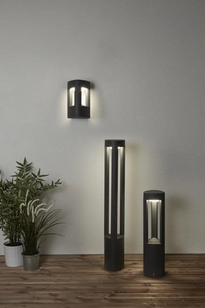 Stalp LED de exterior IP54 Michigan H-80cm 1005-800GY SRT