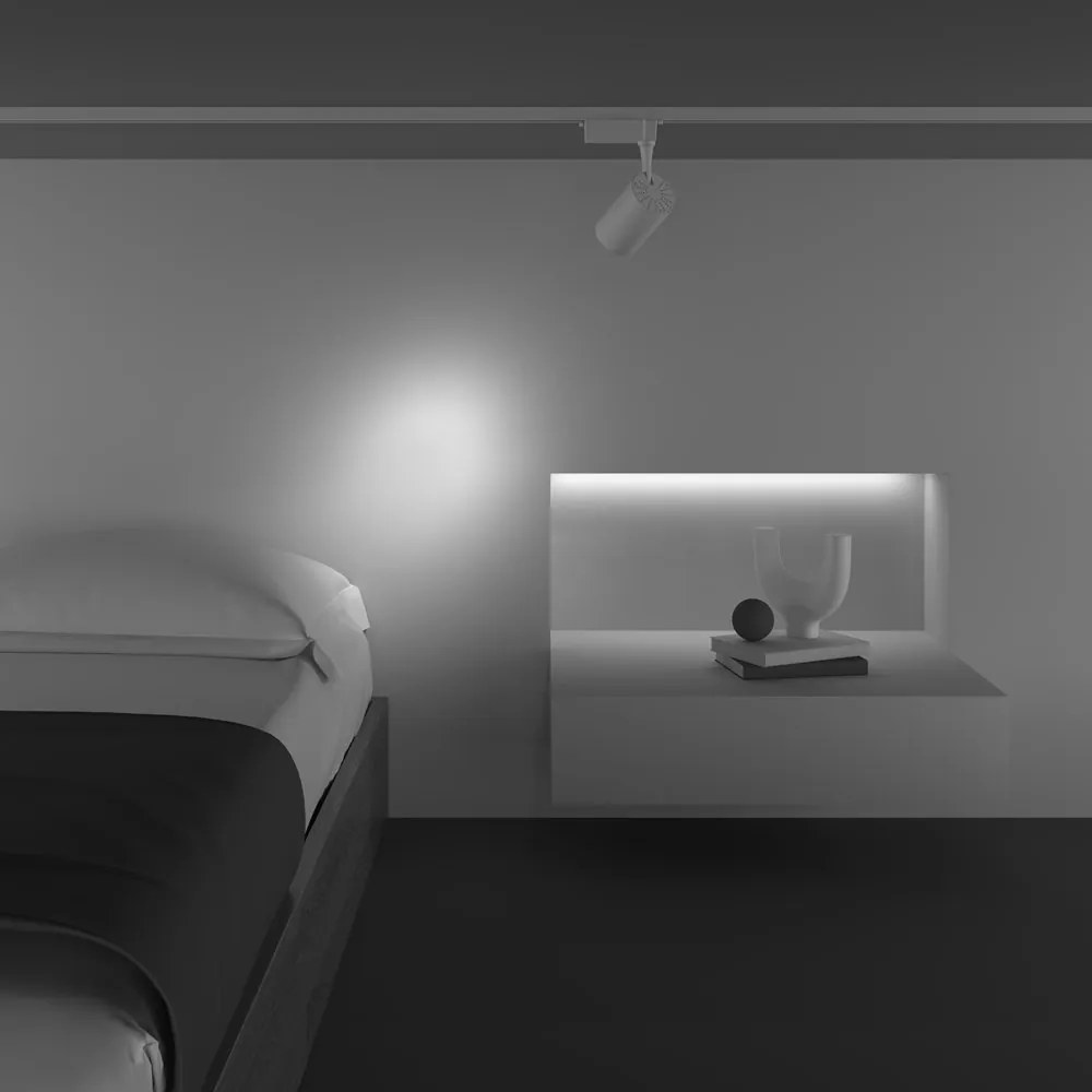 Spot LED, accesoriu pentru sinele monofazate Unity, Vuoro alb 10W