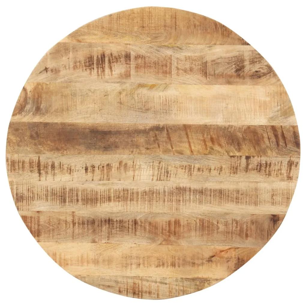 286000 vidaXL Blat de masă, 50 cm, lemn masiv de mango, rotund, 15-16 mm