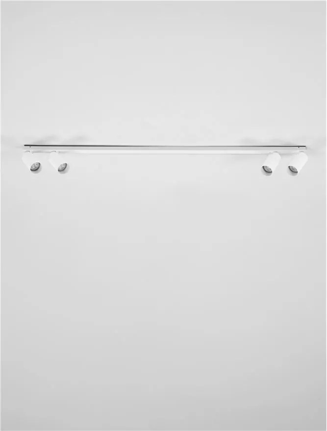 Plafoniera cu 4 Spoturi directionabile stil minimalist OSO, NVL-9030915