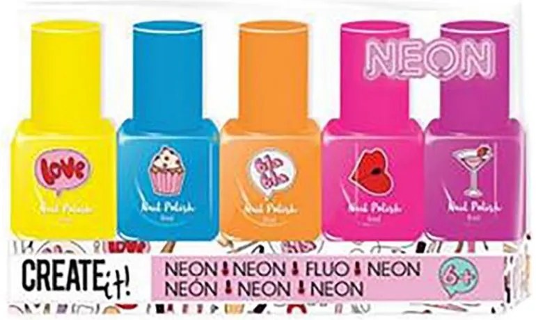 SET 5 OJE NEON!, DIVERSE CULORI - CREATE IT (VDM2010560)