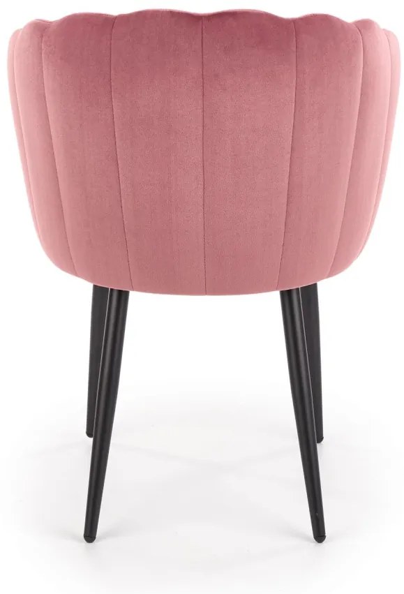 Scaun K386 velvet roz