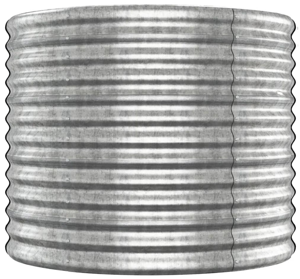 Jardiniera argintiu 512x80x68 cm otel vopsit electrostatic 1, Argintiu, 512 x 80 x 68 cm