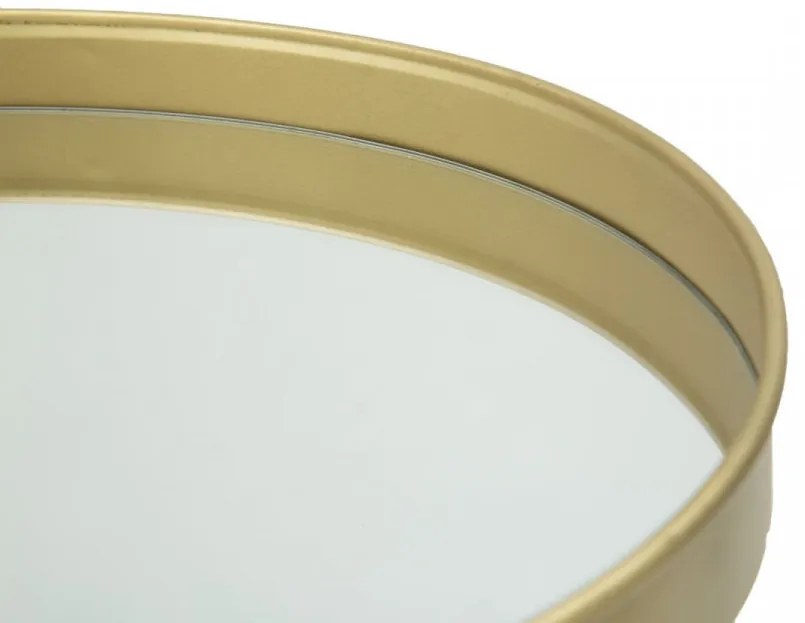 Suport pentru reviste auriu din metal, ∅ 31 cm, Glam Gold Mauro Ferretti