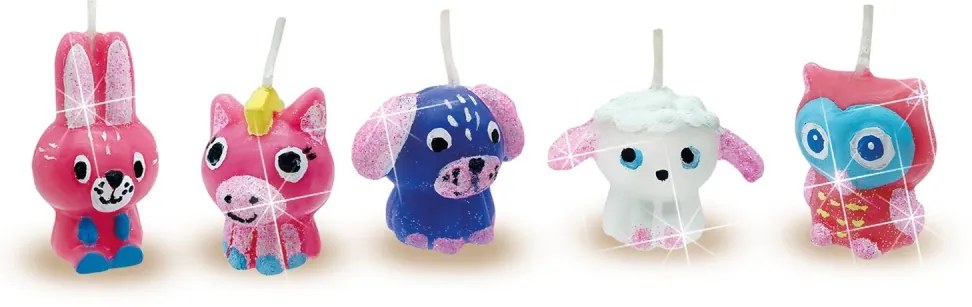 Set creativ - Lumanari animale vesele