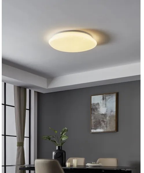 Eglo 900129 - Plafonieră LED RGBW dimabilă SILERAS-Z LED/33W/230V
