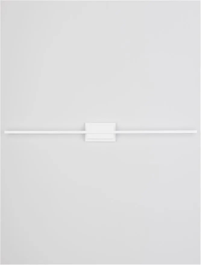 Aplica LED pentru oglinda / tablou AZURE alba L-120,5cm