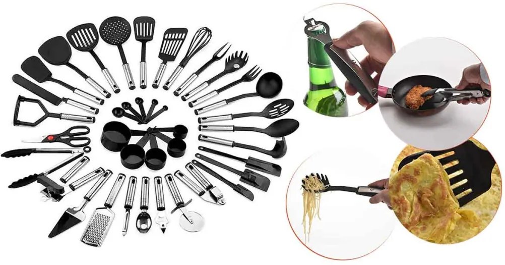 Set 39 ustensile de bucatarie