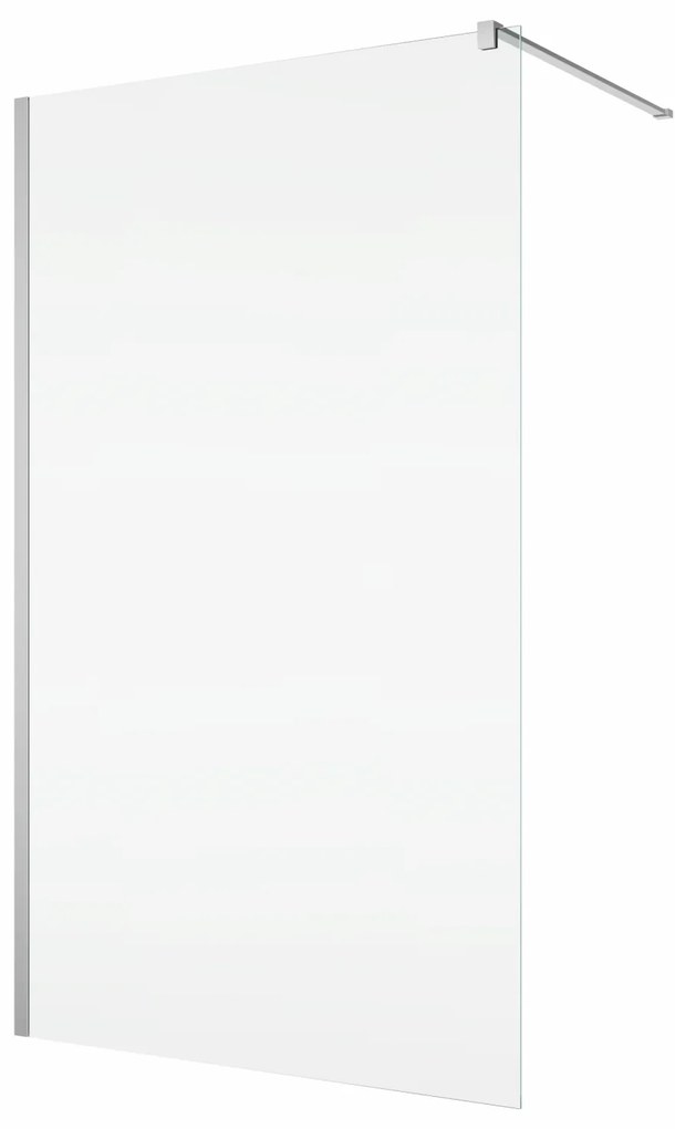 Set paravan dus 80x200 cm Aquaperle, Easy Sanswiss, rigola cu capac faiantabil reversibil din otel si coloana dus crom