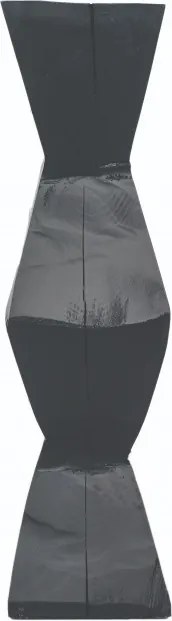 Statuie neagra din lemn de pin Coloana Infinitului