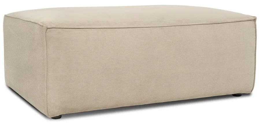 Taburet / puf tapițat bej Sting - Scandic