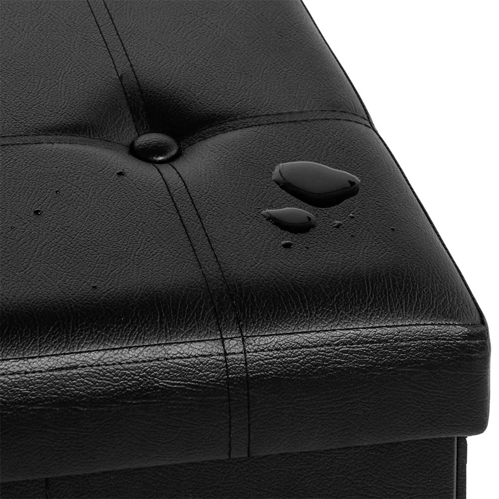 Deuba Cutie depozitare neagra - 80 x 40 x 40 cm