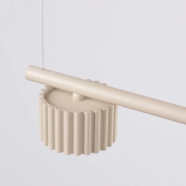 Sollux SL.2697 - Lustră suspendată pe cablu AURA 4xGX53/10W/230V crem