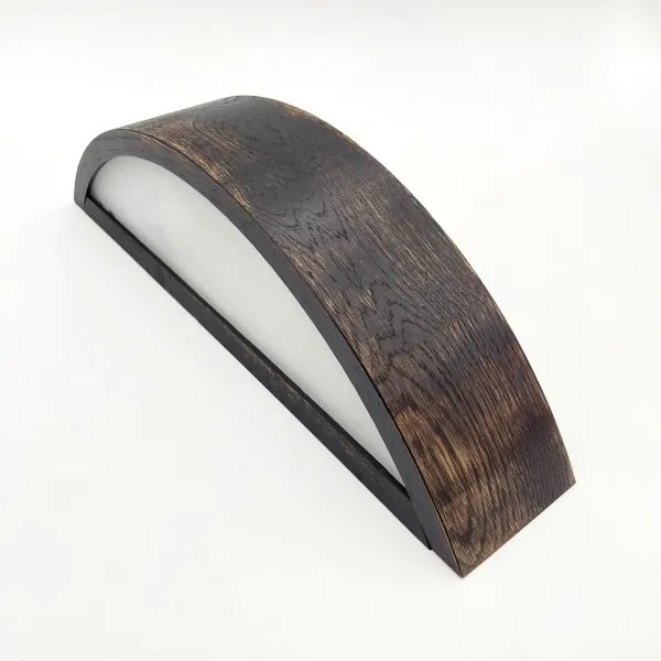 Brilagi - Aplică LED de perete CARVALHO SMOKEY 1xE27/60W/230V, stejar