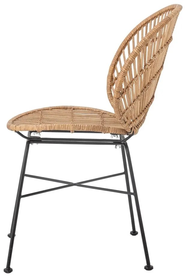 Scaun de dining în culoare naturală din ratan Fiore – Bloomingville