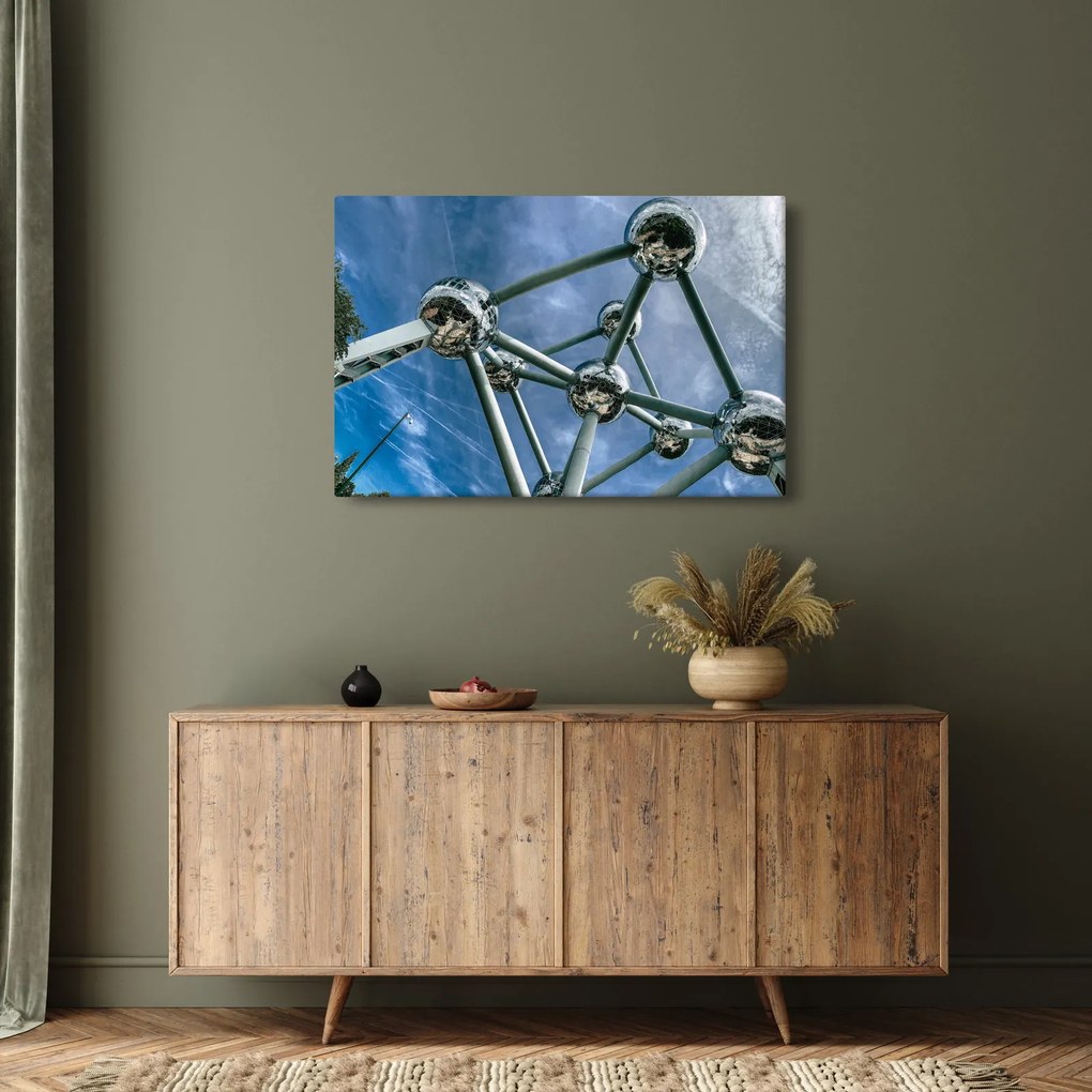 Tablou- atomium la Bruxelles (90x60 cm)