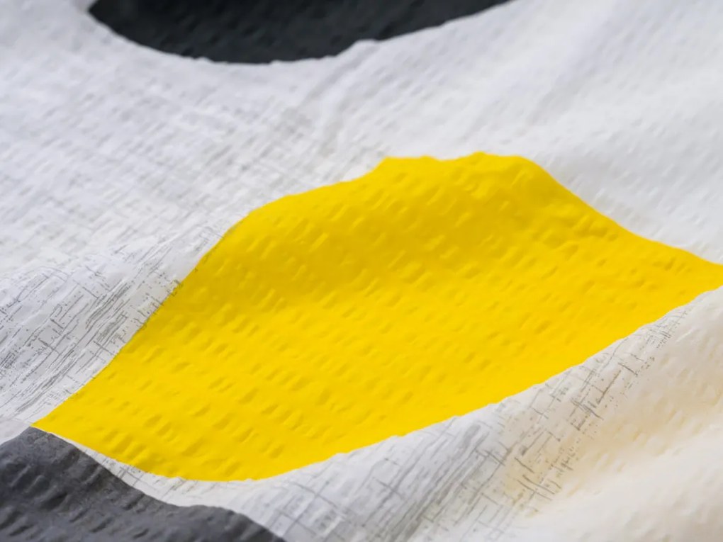 Lenjerie de pat din bumbac Renforce CREP GEOMETRIES crem Dimensiune lenjerie de pat: 70 x 90 cm | 140 x 200 cm