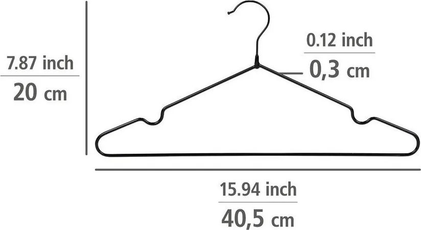 Umerașe 20 buc. din metal Sascha – Wenko