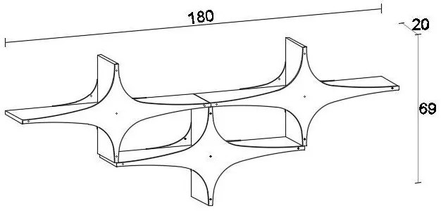 Raft Nupoma 2 (negru + alb) . 1096098