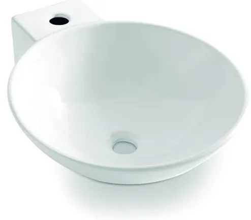 Bathco 0028 - Lavoar pentru blat BAYONA 42x50,5 cm porțelan/alb