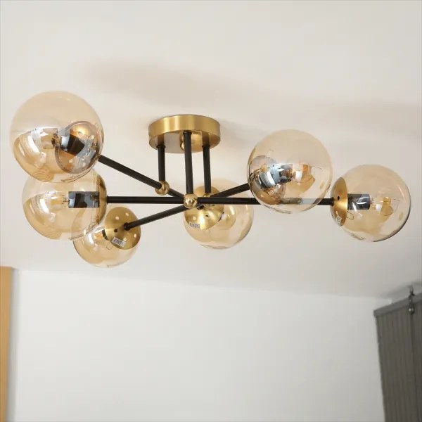 Brilagi - Lustră aplicată MALIVA, 6xE14/15W/230V, aurie