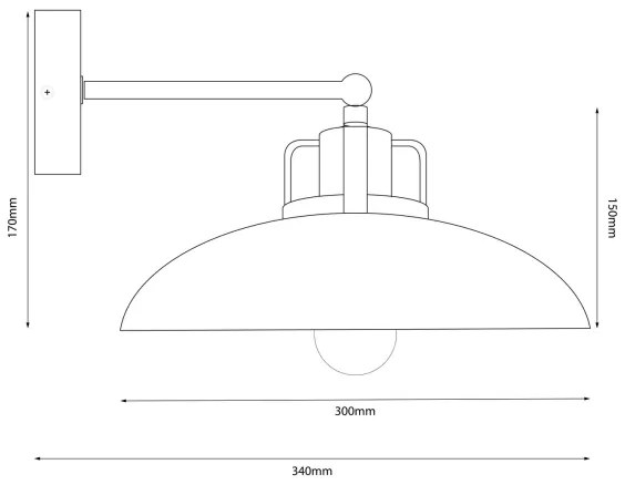 Aplică Brilagi FLAMENGO 1xE27/60W/230V verde