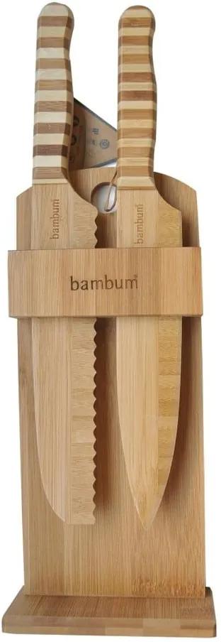 Suport cu 2 cuțite din bambus Bambum Chapati