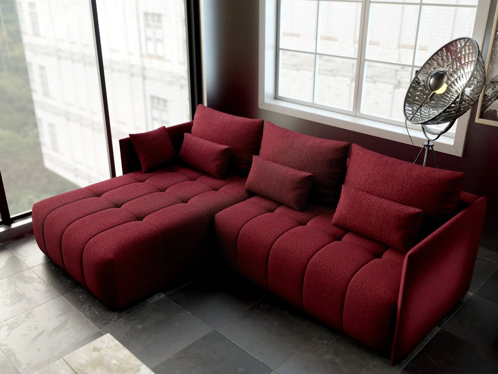 Colțar extensibil dumonde cu ladă de depozitare si sezut confortabil din spuma high-density, Malta Enjoy Winery 235x185 cm