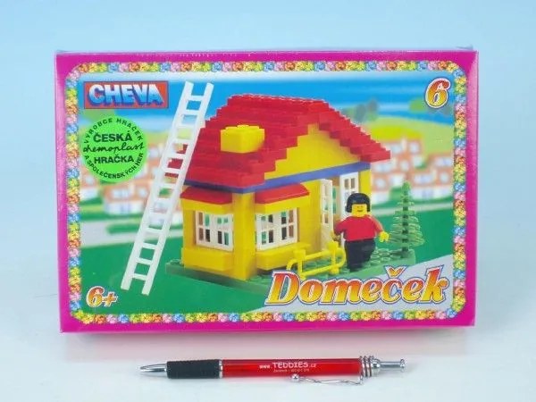 Kit Cheva 6 Casa plastic 86buc in cutie 22,5x15x5cm