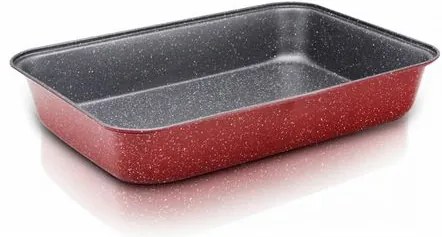 Tava Copt ZEPHYR Red Passion Z 1222 ECS34, 34 cm, Acoperire Marmura, Rosu Z 1222 ECS34