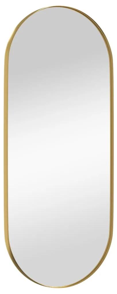 Oglinda de perete, auriu, 30x70 cm, ovala 1, Auriu, 30 x 70 cm