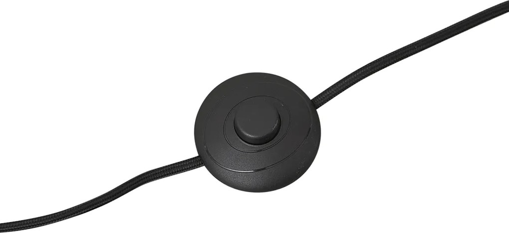 Lampă de podea neagră fără abajur - Simplo