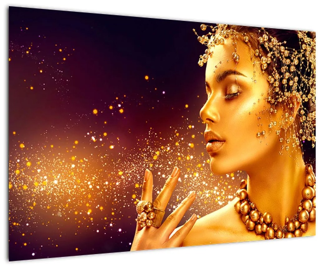 Tablou - Regina de aur (90x60 cm)