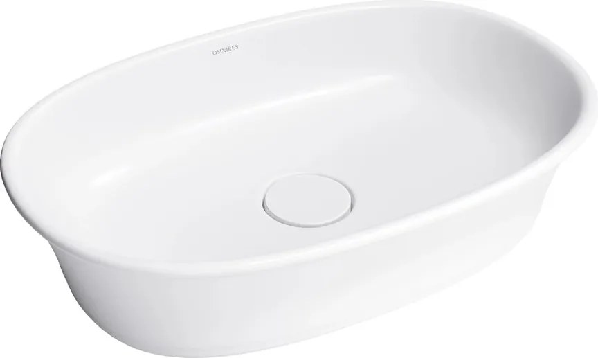 Lavoar pe blat Omnires Classica M+ finisaj alb mat 61 cm