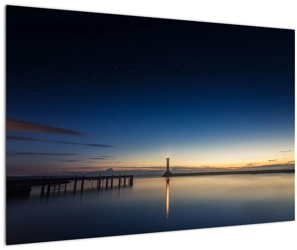 Tablou - Far în zare (90x60 cm)