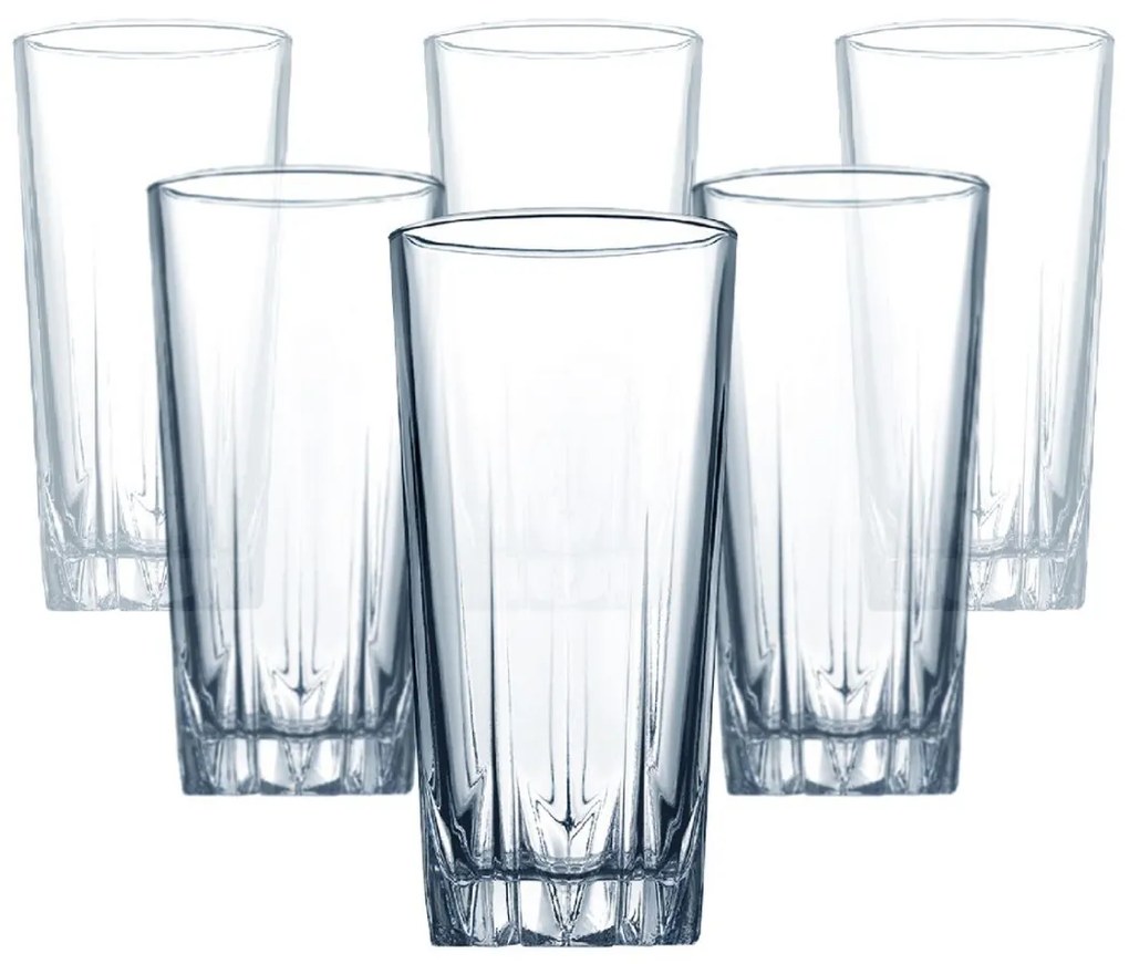 Set 6 pahare long drink 330ml, Karat